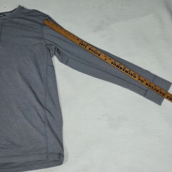 The North Face Shirt Mens Size XL Gray Outdoor Long Sleeve Tee Fall Winter Snow - Picture 7 of 14